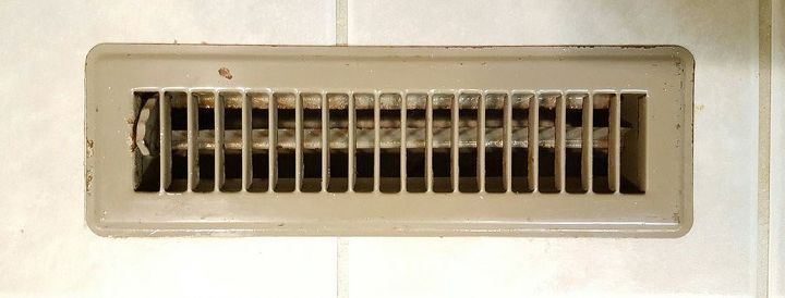 how to easily transform old floor vents to brand new, flooring, hvac, painting