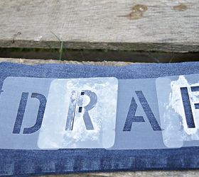 upcycled denim draught excluders door and window , crafts, doors, repurposing upcycling