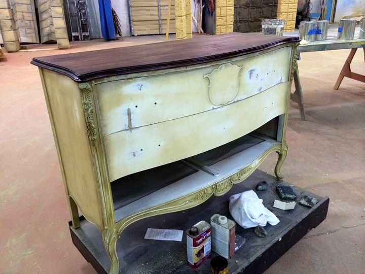 a 1940 s beauty s transformation , chalk paint, painted furniture