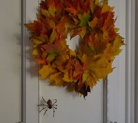 how to make a real leaf wreath this fall , crafts, how to, seasonal holiday decor, wreaths