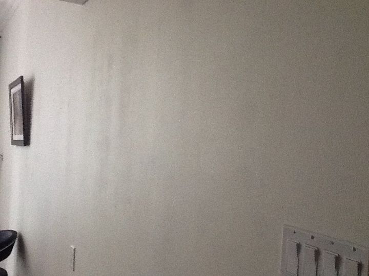 how do i get rid of flashing on my painted wall