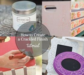 how to give your furniture a crackle finish, home decor, how to, painted furniture, painting, rustic furniture
