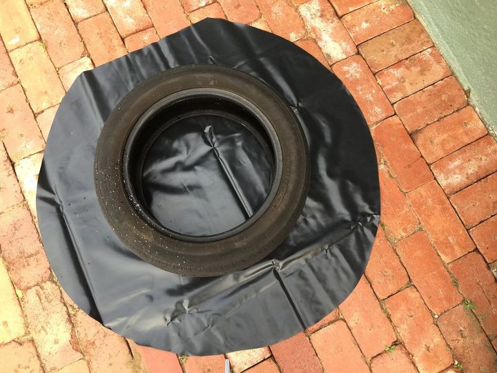 how to create a wicking garden from tyres