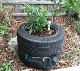 how to create a wicking garden from tyres