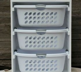 s 10 space saving hacks for your small laundry room, laundry rooms, Build a mobile laundry station