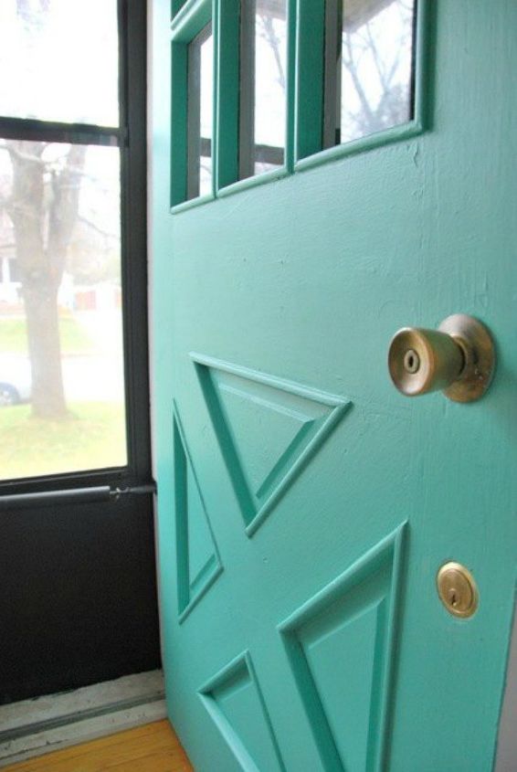 10 unexpected ways to use leftover paint, Glam up your front door