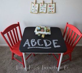 10 unexpected ways to use leftover paint, Turn a table into playroom furniture