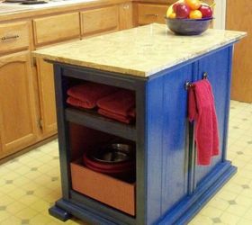 10 unexpected ways to use leftover paint, Transform a nightstand into a kitchen island