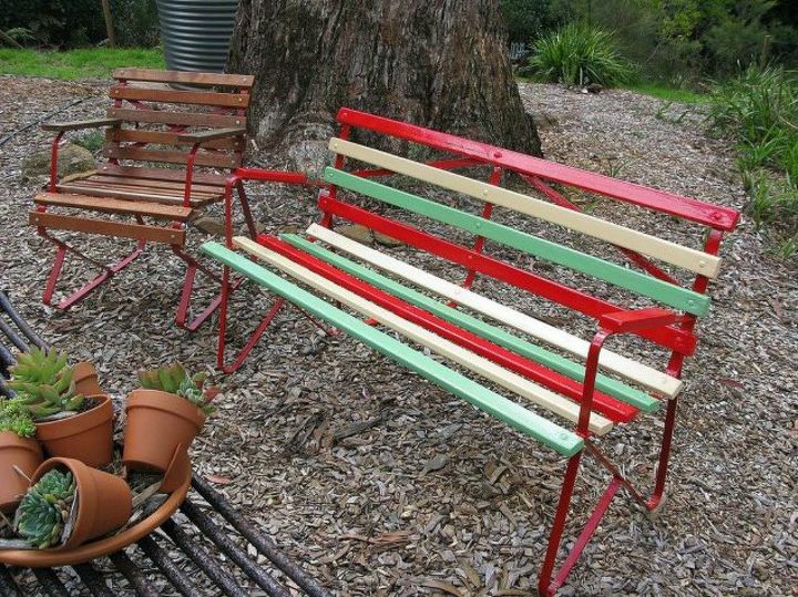 10 unexpected ways to use leftover paint, Revamp your garden bench