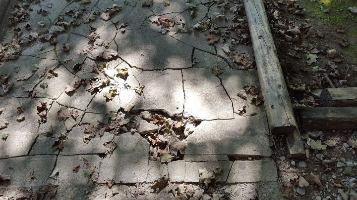how can i restore my old walkway, More pieces missing