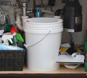how to organize under your kitchen sink, how to, kitchen design, organizing