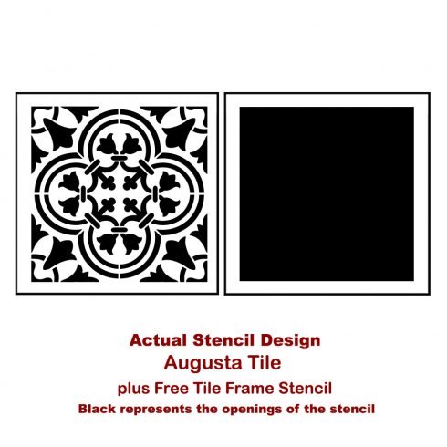 How To Stencil A Tile Pattern On A Bathroom Floor Hometalk
