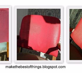 painted chair looks and feels like leather, cleaning tips, crafts, outdoor living, pallet, repurposing upcycling, reupholster, woodworking projects