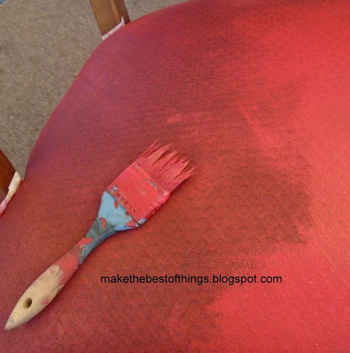 painted chair looks and feels like leather, cleaning tips, crafts, outdoor living, pallet, repurposing upcycling, reupholster, woodworking projects