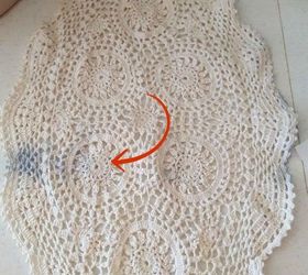 the best stain removal tricks on the internet, The stain Blue ink on a piece of lace