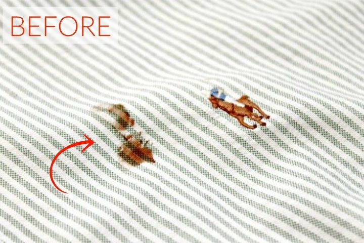 the best stain removal tricks on the internet, The stain Blood and chocolate on clothes