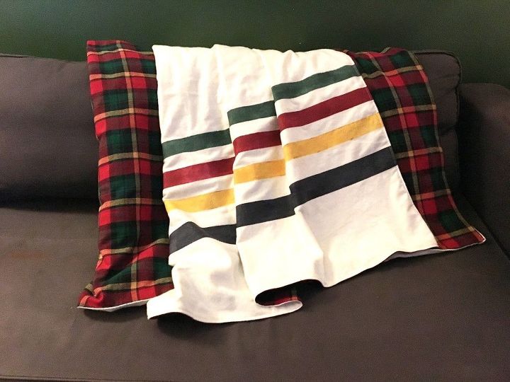 faux pendleton carry blanket