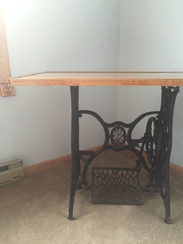sewing table, painted furniture