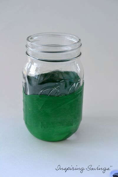 como transformar um mason jar em um copo frankenstein