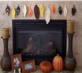 feather garland, crafts, gardening, halloween decorations, home decor, seasonal holiday decor, wreaths