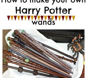  Como fazer suas próprias varinhas de Harry Potter