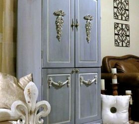 s 9 expensive looking furniture flips using cheap appliques, painted furniture, After A fabulously french closet