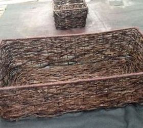 how to turn discarded junk and vines into a woven basket, crafts, gardening, how to, Making great progress getting closer