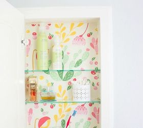 medicine cabinet refresh, bathroom ideas, kitchen cabinets, kitchen design, small bathroom ideas, wall decor