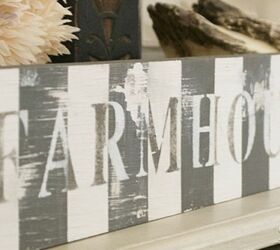 diy farmhouse style vintage sign, crafts, patriotic decor ideas