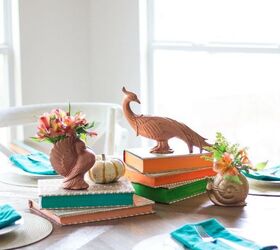 Ideas para decorar la mesa en otoño - ¡Todo de la tienda de segunda mano!