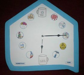 s why everyone is using hometalk blue in their home, home decor, It frames a cute clock