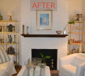 10 gorgeous ways to transform a brick fireplace without replacing it, The fix Match it to the color of the room