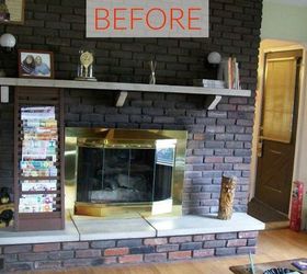 10 gorgeous ways to transform a brick fireplace without replacing it, The problem It looks old and boring