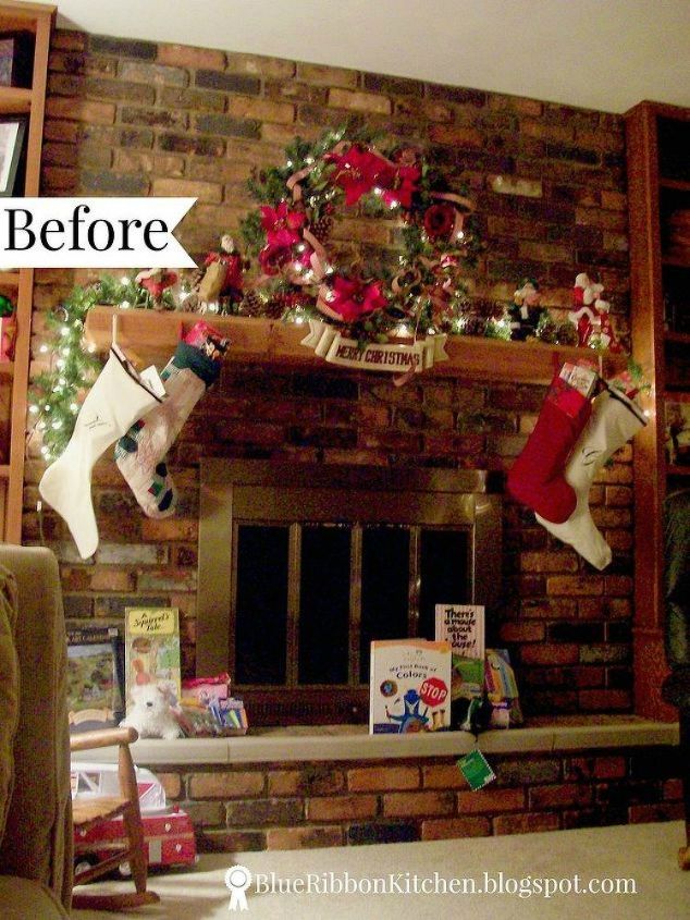 10 gorgeous ways to transform a brick fireplace without replacing it, The problem It s too brown