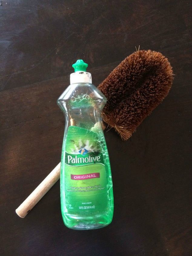 the best stain removal tricks on the internet, The solution Palmolive and a scrub brush