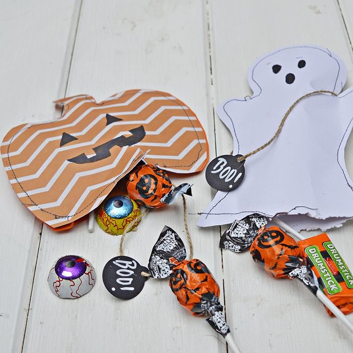 super cute halloween treat bags and decoration, crafts, halloween decorations, seasonal holiday decor