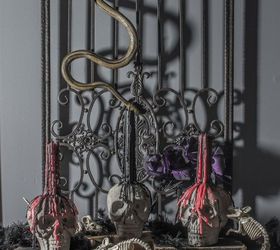 diy concrete skull candle holder, concrete masonry, crafts, halloween decorations, home decor, seasonal holiday decor