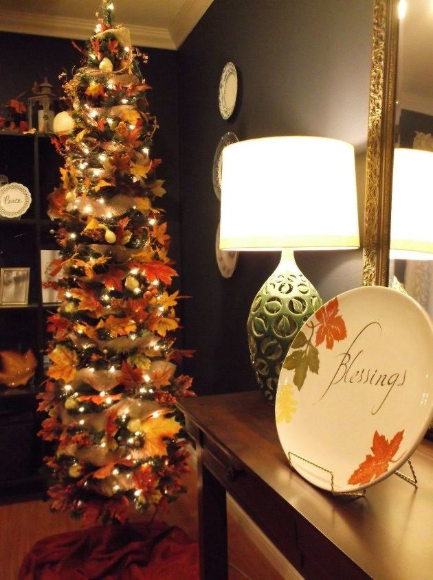 fall tree, crafts, seasonal holiday decor