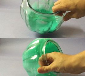 diy mercury glass pumpkin vase