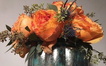 How to Make a Stunning DIY Mercury Glass Pumpkin Centerpiece