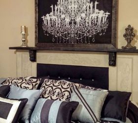 s if the space above your headboard is blank here s what you re missing, A dramatic focal point for your bedroom