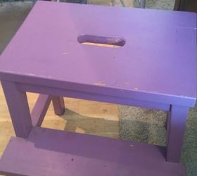 cute stool redo, cleaning tips, kitchen design, painting