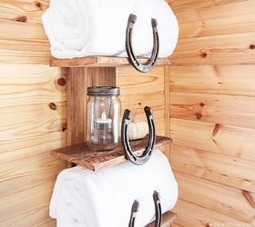 organize your bathroom with this rustic storage solution, architecture, bathroom ideas, organizing, repurposing upcycling, rustic furniture, shelving ideas, small bathroom ideas, storage ideas