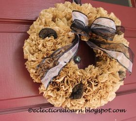 need a fall wreath that is inexpensive to make , crafts, wreaths