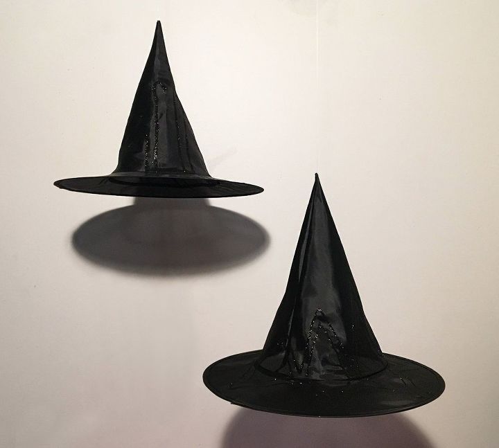 luminarias colgantes para sombreros de bruja