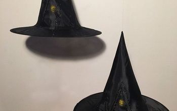 How to Make Hanging Witch's Hat Luminaries For Halloween