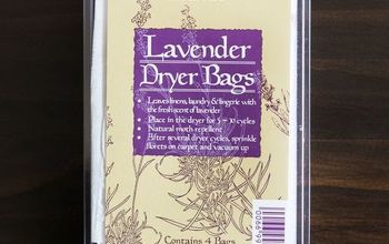 Haz bolsas para secadora con aroma a lavanda