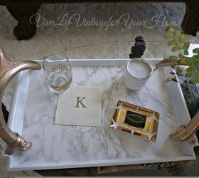 diy antler tray, flooring, pets animals, plumbing, tiling, The finished look of the high end tray