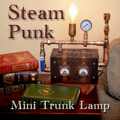 como fazer uma mini lmpada steampunk