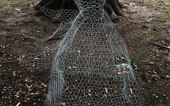 How to Haunt Your Yard With a DIY Chicken Wire Ghost Dress
